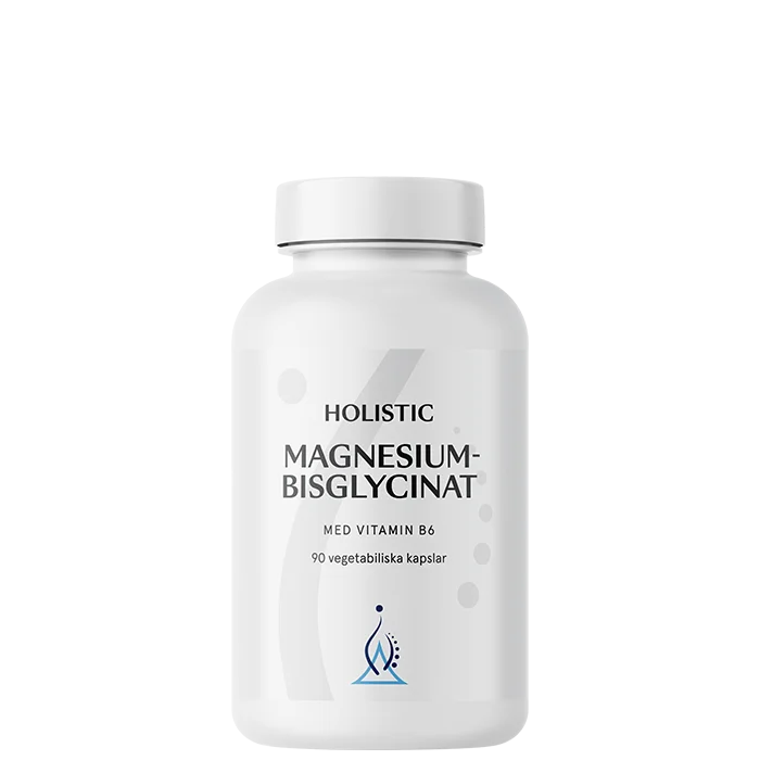 Holistic Magnesiumbisglycinat 100 mg 90 vegetabiliska kapslar