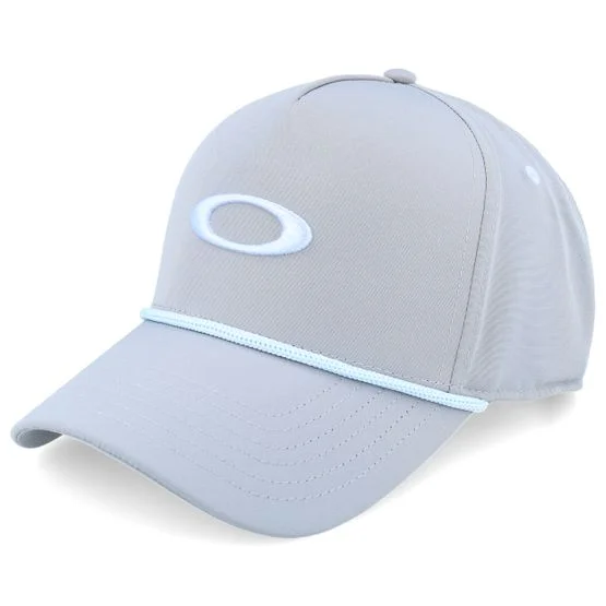 Oakley - Grey adjustable Czapka Z Daszkiem - Ellipse Rope Hat Cement/Frost A-Frame Adjustable @ Hatstore