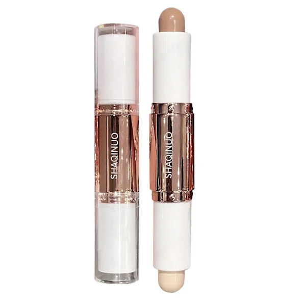 2 i 1 Contour Stick, Creme Dual Highlight Concealer Stick Bronzer Highlight Pen