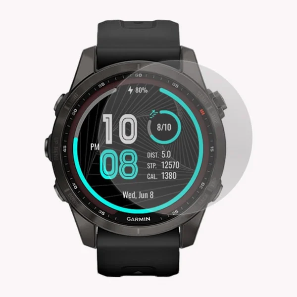 Skärmskydd i härdat glas för Garmin Fenix 7s (2-pack)