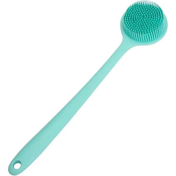 【BQ】Duschborste för Rygg, Mjuk Silikonduschborste för Ryggen, Långt Handtag, Unisex - Grön - Badborste - Torrborste - Ryggskrubbare