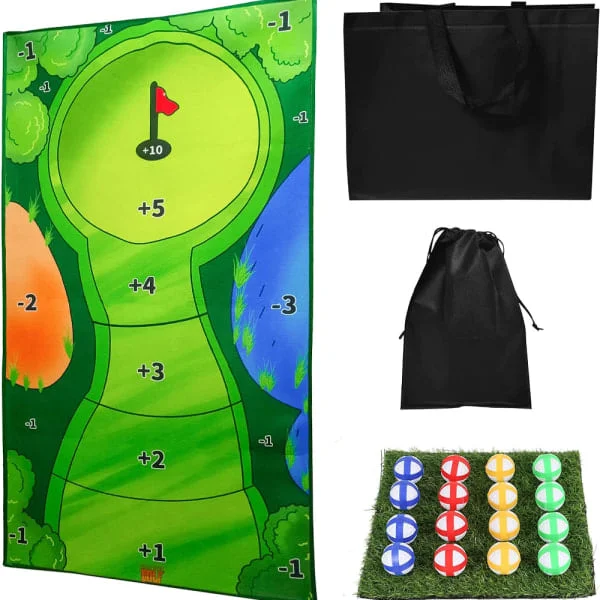 Avslappnat golfspelset, 0,8x1,5M golfmatta