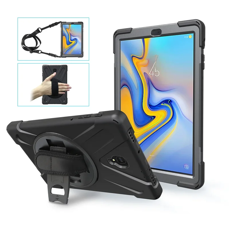 AliExpress - Étui hybride rotatif pour Samsung Galaxy Tab S5E SM-T720 T725 A 10.5 T590 T595 10.1 T510 T515, housse robuste, bandoulière