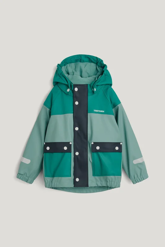Tretorn Rainburst Set — Fodrat Regnset Børn — Grøn | Ydertøj, Gummistøvler, Jakker & Regntøj til Dame, Herre & Børn