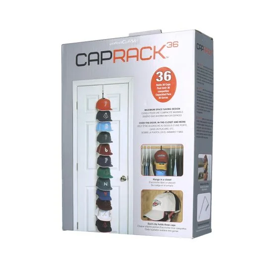 Perfect Curve - Schwarz Zubehör - Cap Rack 36 Caps System Black @ Hatstore, Größe 36 Caps, Material Kunststoff