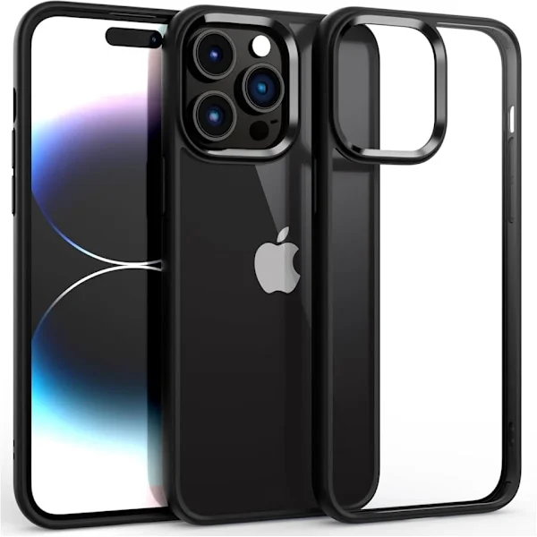 Svart iPhone 14 Pro Bumper Skal