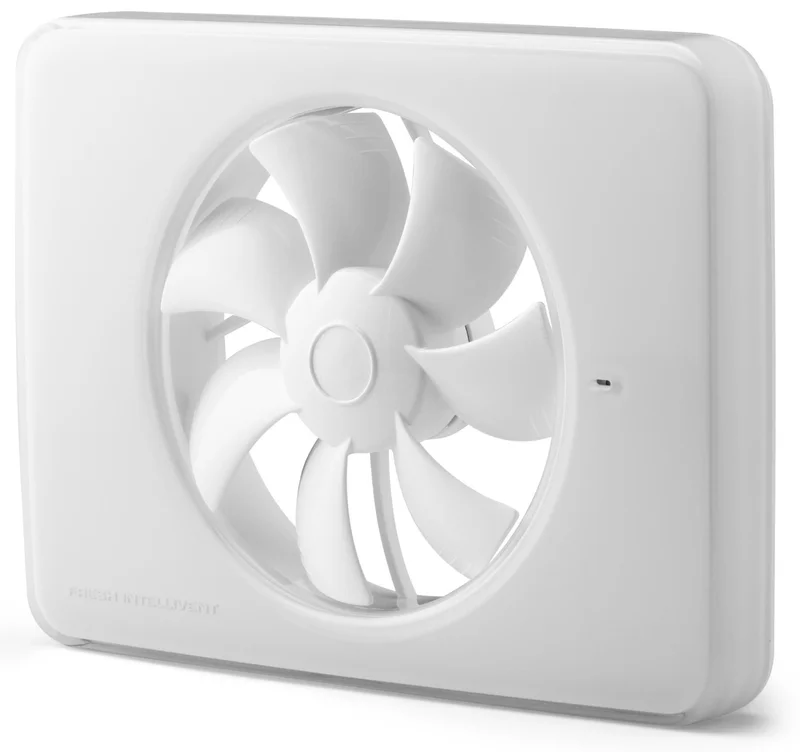 Fresh Intellivent P Baderomsvifte hvit, 202x152x64 mm, 134 m³/h, Ventilasjon