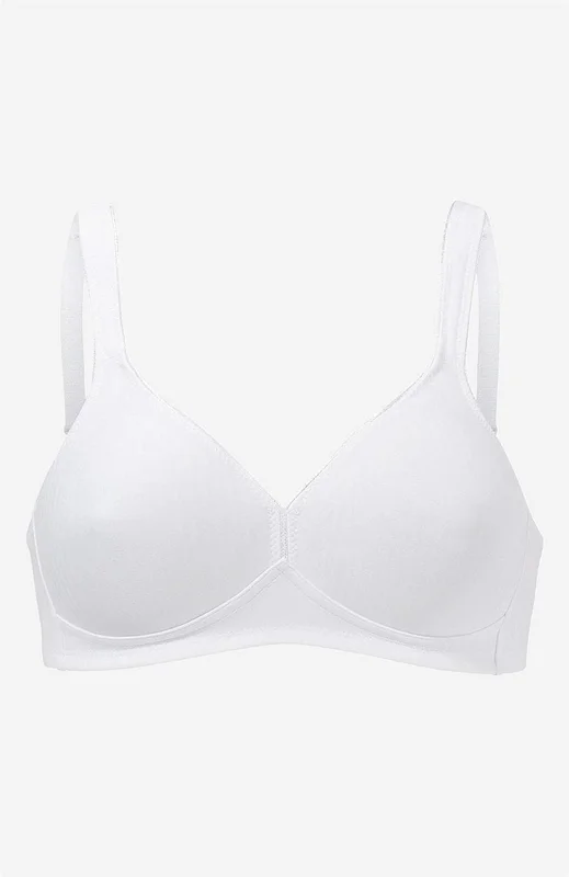 Triumph - Bh uden bøjle Modern Soft+ Cotton N i hvid til damer i størrelse 70A - Cellbes