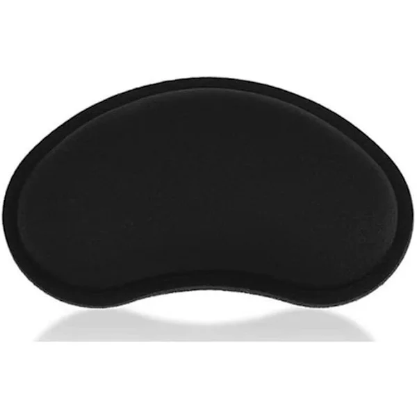 1 stk. håndledsstøtte til mus Håndledsstøtte med memoryskum Ergonomisk til at aflaste håndled Sort pude sæt Håndledsstøtte til mus