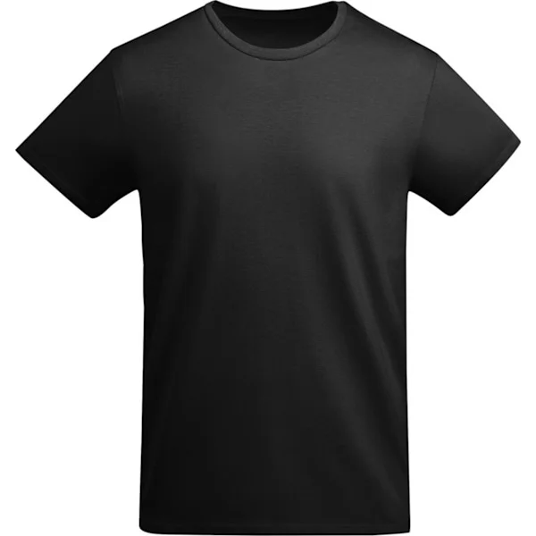 Roly Breda Plain T-shirt för Herrar M Solid Black