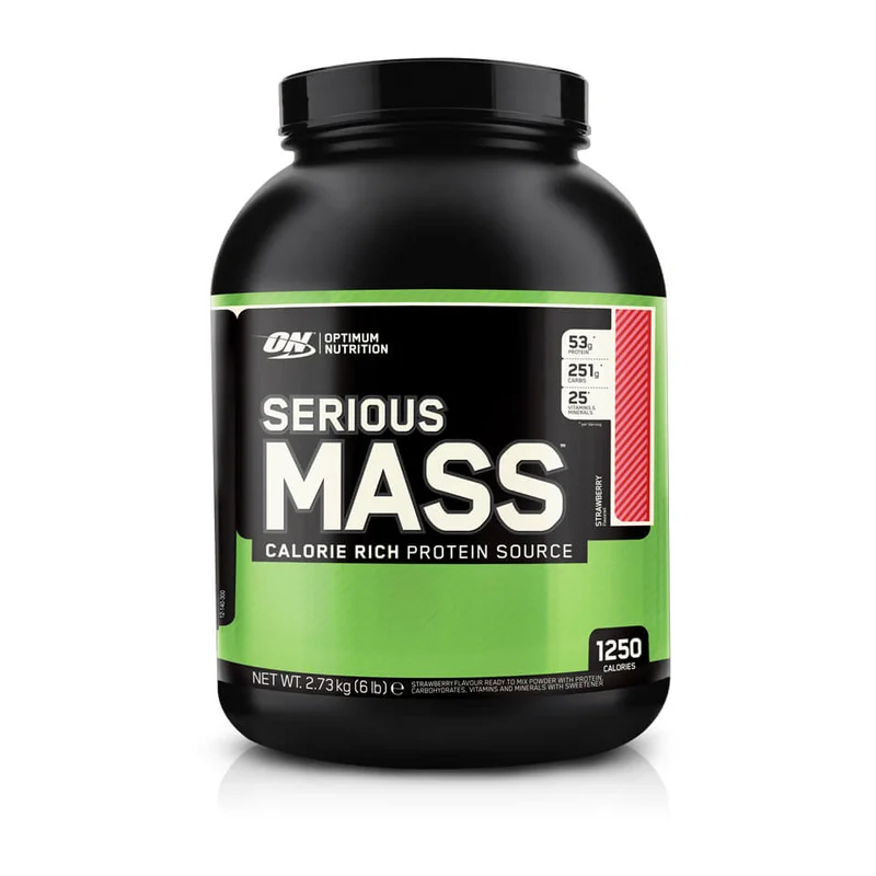 Optimum Nutrition Serious Mass - Proteinpulver jordbærsmag