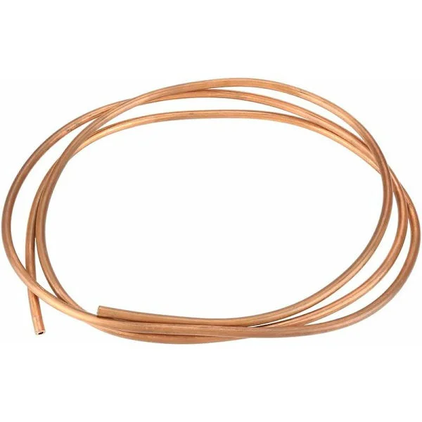 2M T2 Mjukt Kopparrör Kopparrör för Kylrör OD 6mm ID 4mm Tjocklek 1mm för Kylning (OD 6mm, ID 4mm)
