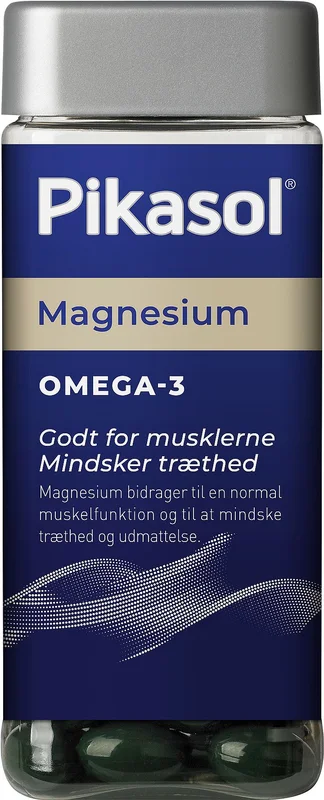 3 for 2 - Pikasol Omega-3 og Magnesium 120 stk, Helse & Madvarer, Mineraler, Magnesium