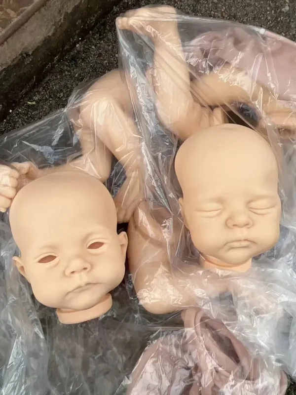 AliExpress - Kit de jumeaux reborn NPK de 19 pouces, pièces de poupée nouveau-né Lily et Iris, corps en tissu doux au toucher couleur naturelle et 
