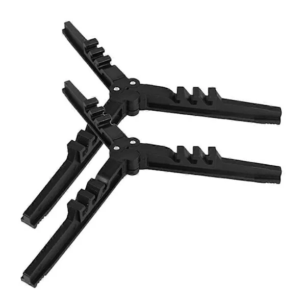 2 stk. Gasbeholder Fastgørelsesbeslag Praktisk Camping Gasbeholder Tripod Holder Udendørs Gasbeholder Stativ