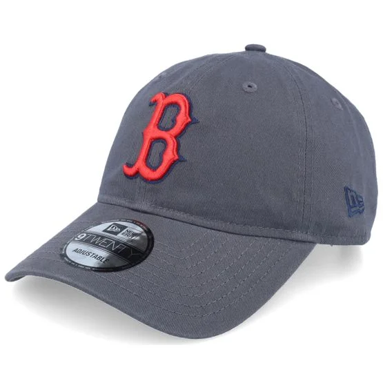 New Era - MLB Grå unconstructed Caps - Boston Red Sox MLB Core Classic 9TWENTY Grey Dad Cap @ Hatstore