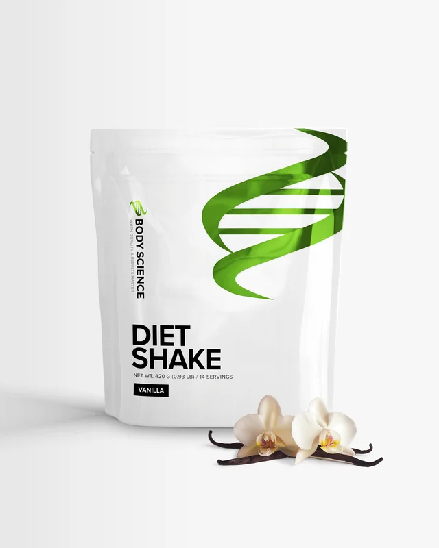 Måltidsersättning - 420 g - Vanilla - Body Science Diet Shake - Viktminskning
