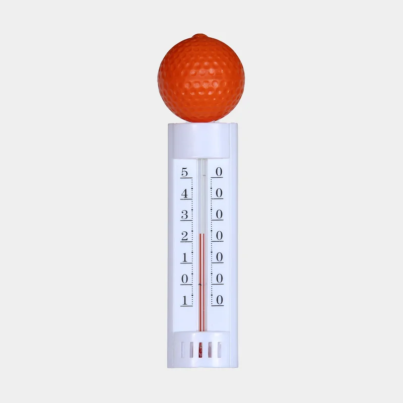 Badetermometer i plast Viking, med flydende orange bold, -10 °C til +50 °C