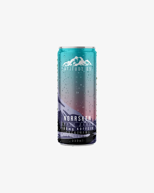 Latitude 65 Energidryck - 330 ml - Norrsken - Äpple/Päron - Energidryck
