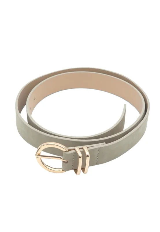 Complement Bälte 2,8cm Mockaimitation Skärp Dam Beige S