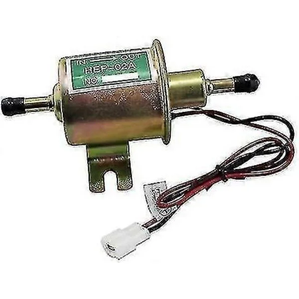 12V Universal Kraftfull Elektrisk Bränslepump Metall Lågtryck - Bultfixering Tråd Inline För Bensin Diesel Hep-02a