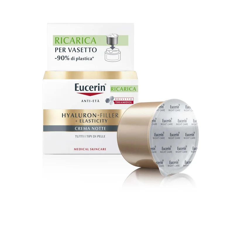 Eucerin Hyaluron-Filler + Elasticity Crema Notte 50ml - Tratt.viso notte antirughe