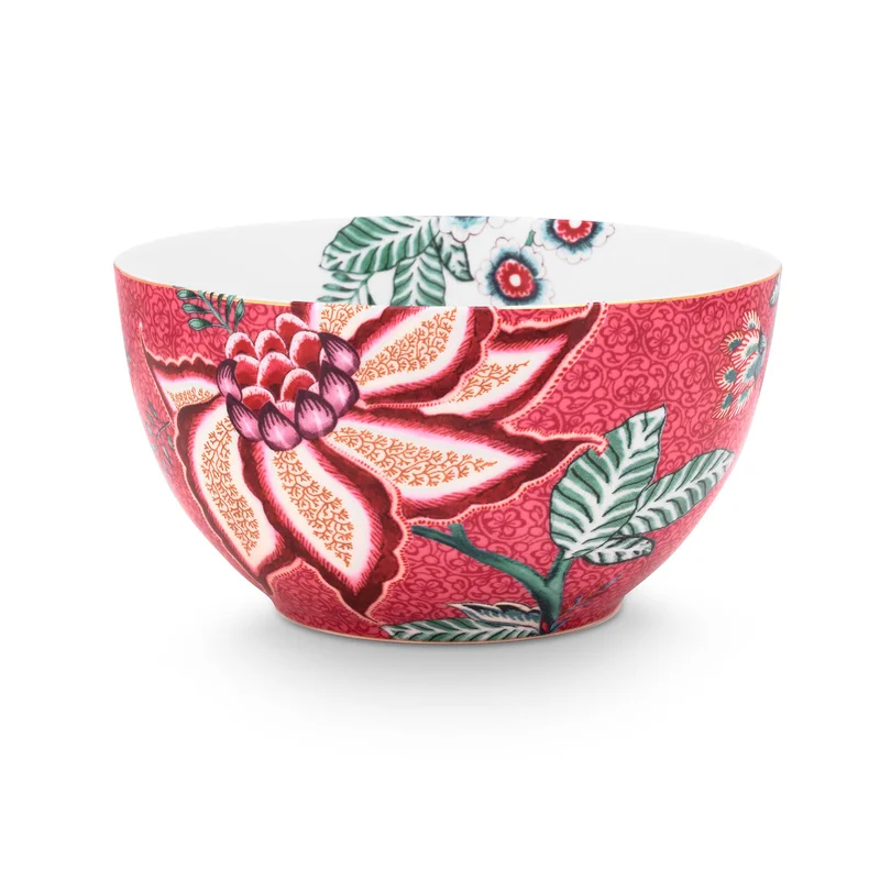 PIP Studio Flower festival kulho 15 cm, vaaleanpunainen
