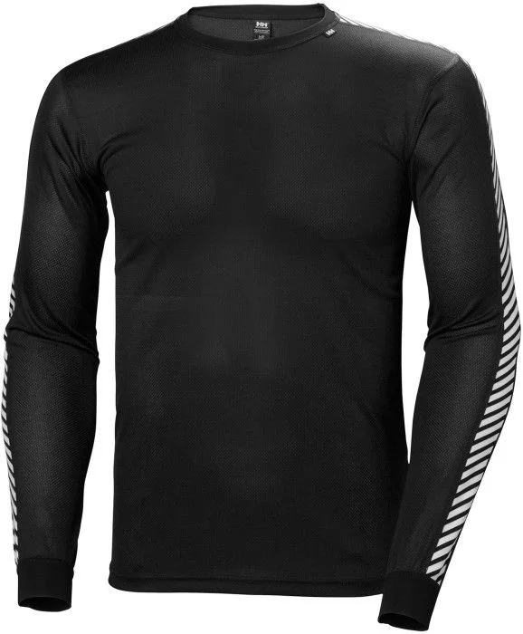 Helly Hansen Lifa Stripe Crew Black