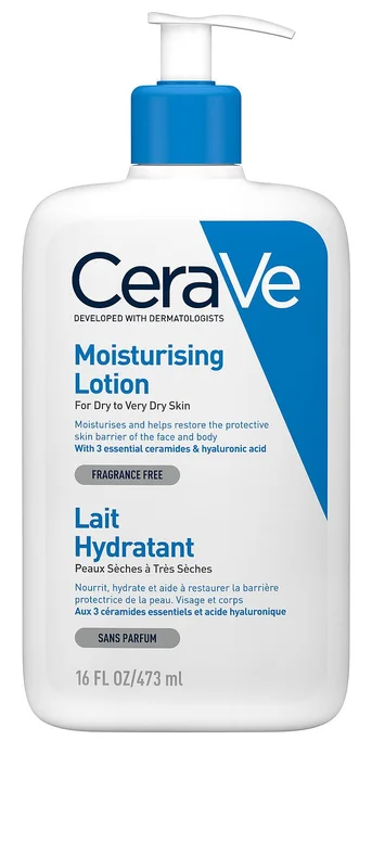 Spar 20% • Køb 2, CeraVe Moisturising Lotion 473 ml, Mænd, Skincare, Dermatologisk Skincare Til Mænd