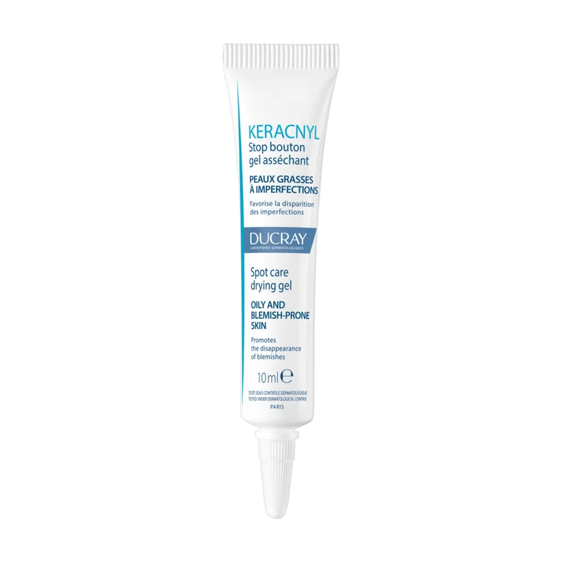 Ducray Keracnyl Spot Care uttørkende gel til kviser 10 ml