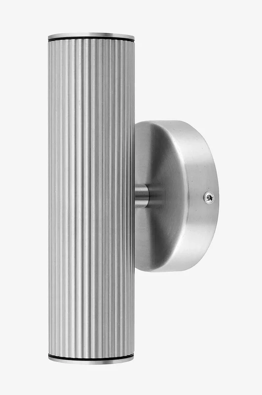 Globen Lighting - Vägglampa Hubble Up/Down IP44 fasadbelysning Svart - Silver - Fasadbelysning - Från Homeroom