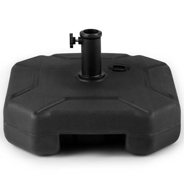 Parasolfot COSTWAY för mast Ø d38 / 48 MM - Fylld med 40 kg Sand & Vatten/30 kg Sand/17,5 kg Vatten