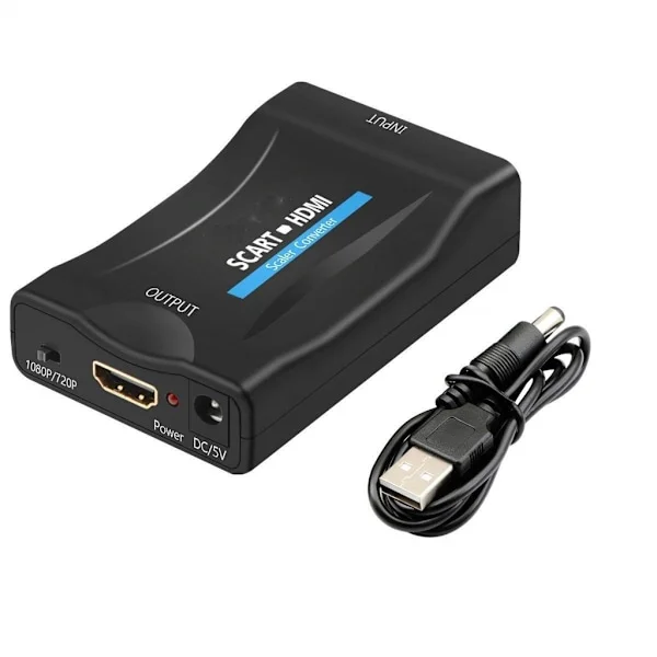 Scart til HDMI converter 1080p