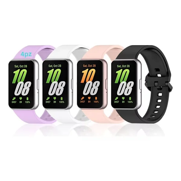 Udskiftningsarmbånd til Samsung Galaxy Fit 3, kompatible med Samsung Galaxy Fit 3 bløde silikonearmbånd justerbare sportsarmbånd til daglig brug