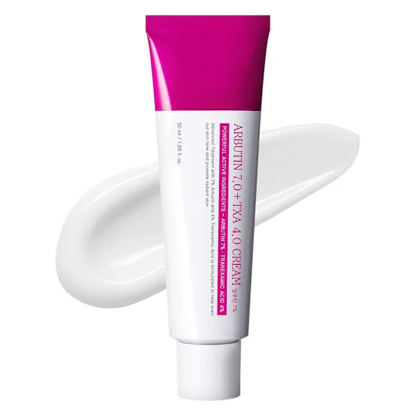 TOSOWOONG Arbutin 7 + Soothing Acid 4 Cream, 70 000 ppm Arbutin, 40 000 ppm TXA, Niacinamid, Glutation, Koreansk hudvård, 50 ml, 1,69 fl oz.