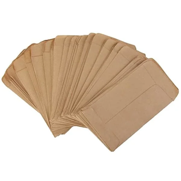 100 st Vintage Kraftpapper Fröpåsar{hh}