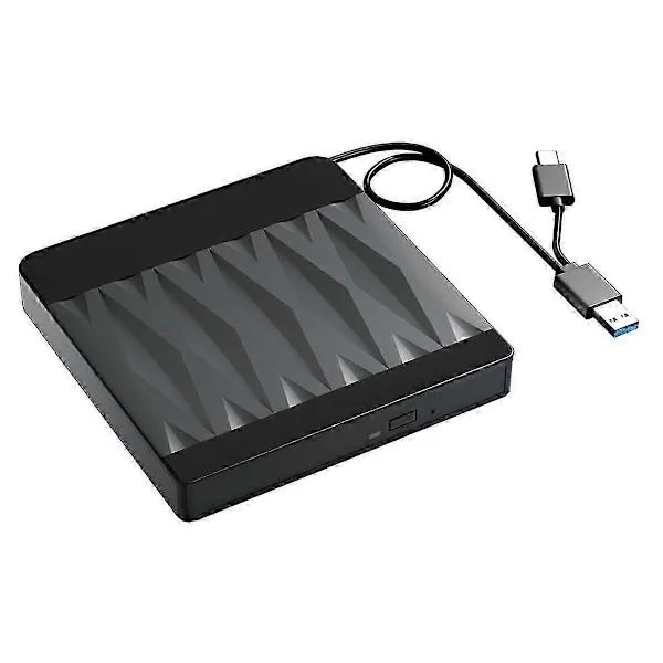 Ekstern Blu-ray-stasjon Optisk Stasjon Cd Dvd Bd Brenner Rw Spiller, omskriver Skrive Disk Duplikator For[HK]