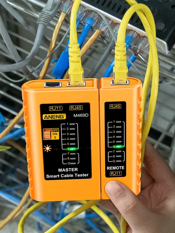AliExpress - Professionelle Netzwerk Analysator Tester M469D Kabel lan RJ45 RJ11 RJ12 CAT5 UTP LAN Kabel Tester Netzwerk Werkzeug Netzwerk Reparatur 