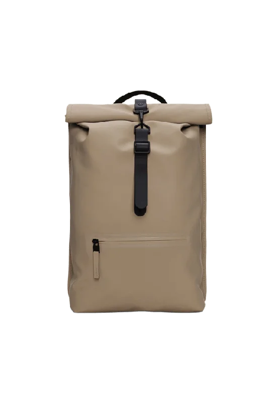 Rains Rolltop Rucksack W3 Väskor Herr Beige ONESIZE
