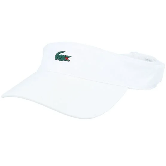 Lacoste - White visor Lippis - White Visor @ Hatstore