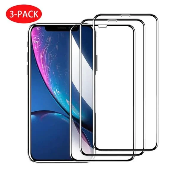 3-Pack - 9H Tempered Glass Skärmskydd iPhone 12, 6,1"