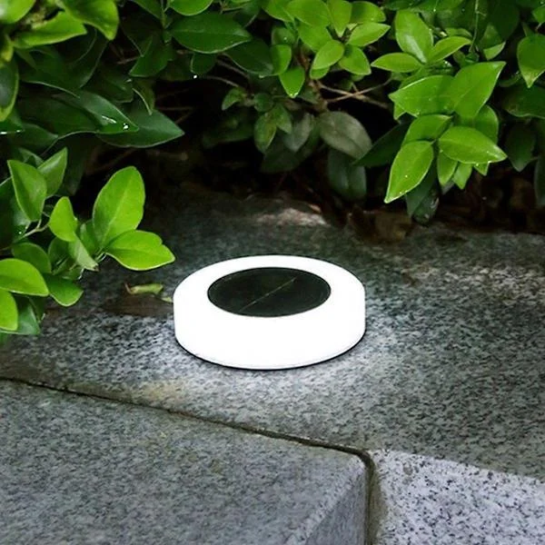 LED Solcell Trädgårdslampor Vattentät Landskapsbelysning Gångvägsdekoration Modern Underjordisk Lampa ABS Solcell Ni-MH