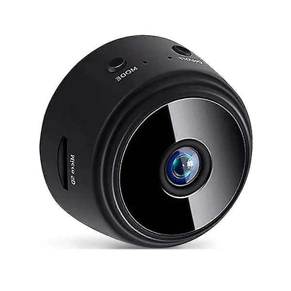 Trådløst utendørs kamera, fuglekasse med 720p kamera nattversjon Wifi kamera, svart