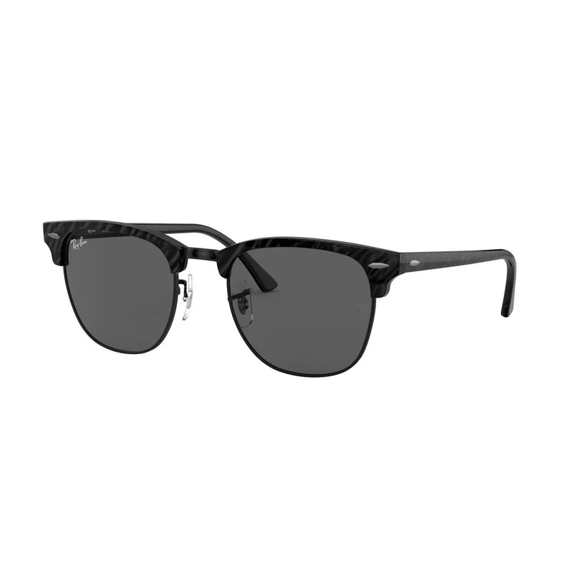 Ray-Ban Clubmaster Marble -Aurinkolasit - Black Rectangular - Ray-Ban RB3016 1305B1 51