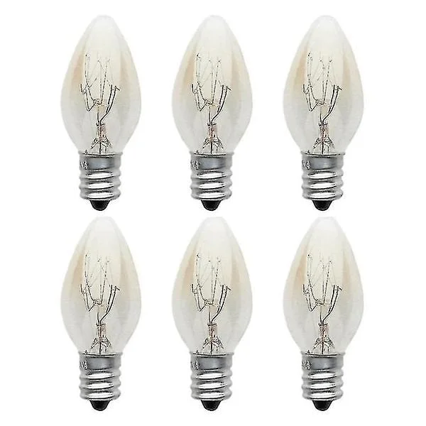 10 st E12 glödlampa 220v-240v 10w C7 glödlampa - varm färg - glödlampa Ljuskälla/volframlampa ljus
