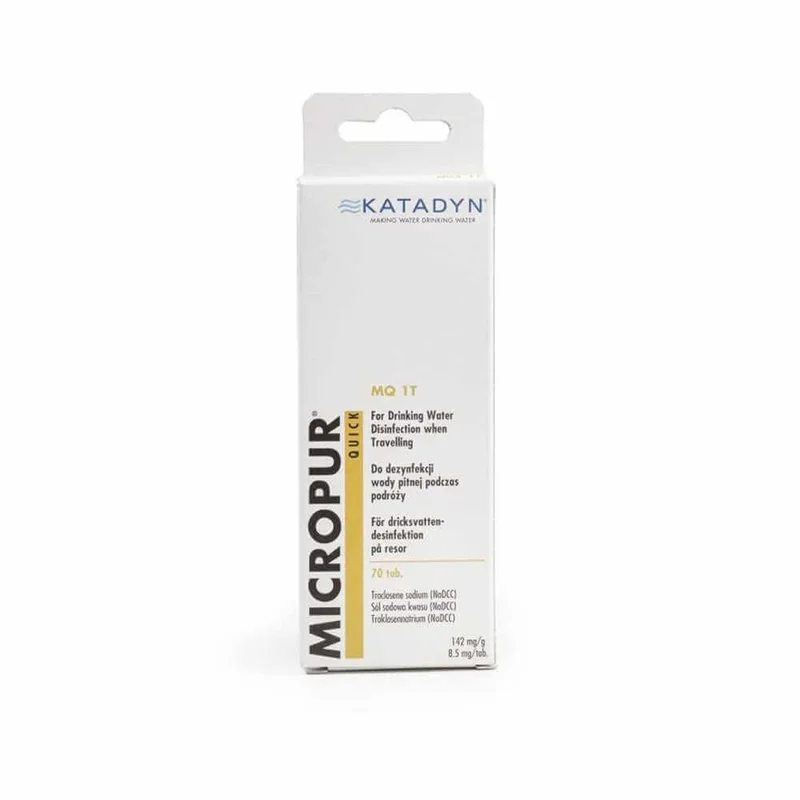 Vattenreningstabletter 70 stycken – Katadyn Micropur Quick MQ 1T