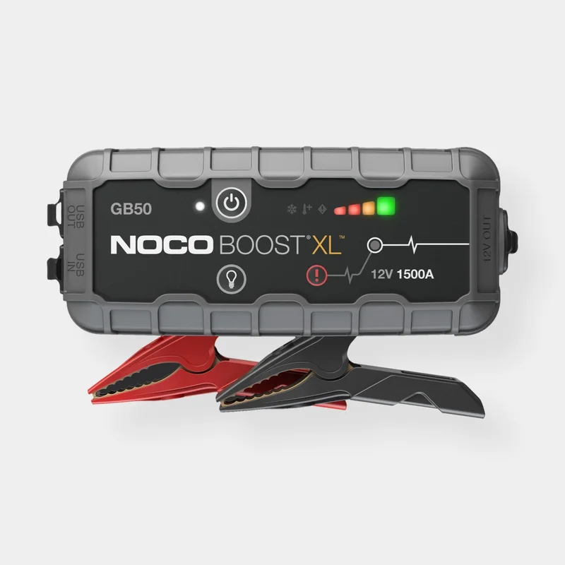 Käynnistysapuväline / startbooster NOCO Boost XL GB50, 12 V, 1500 A, bensiinimoottorille jopa 7 litraa / dieselmoottorille jopa 4.5 litraa