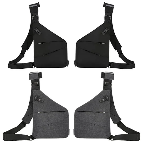 Small Sling Bag Wallet Anti-Theft Shoulder Bag Men Women Crossbody Bag Black black[GPA]