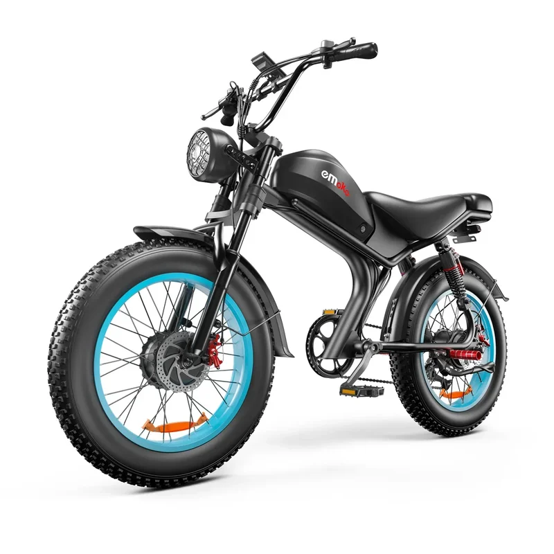 AliExpress - Emoko C93 E-Bike 1000W Doppelmotor 48V 23AH Akku Mountainbike für Erwachsene 20 Zoll Fat Tire Elektrofahrrad E-Bike