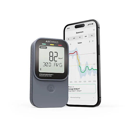AIRTHINGS Radonmåler digital Corentium Home 2 Smart